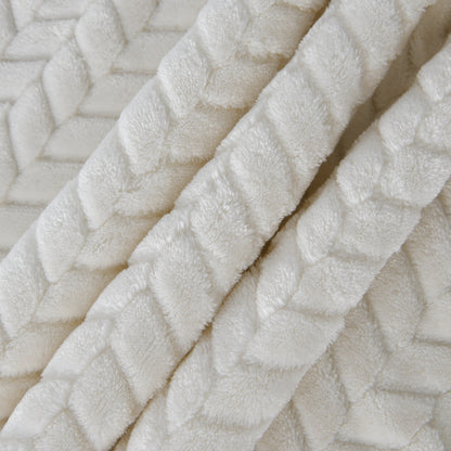 130x160cm Thickening Flannel Lamb Composite Home Office Double-Layer Blanket