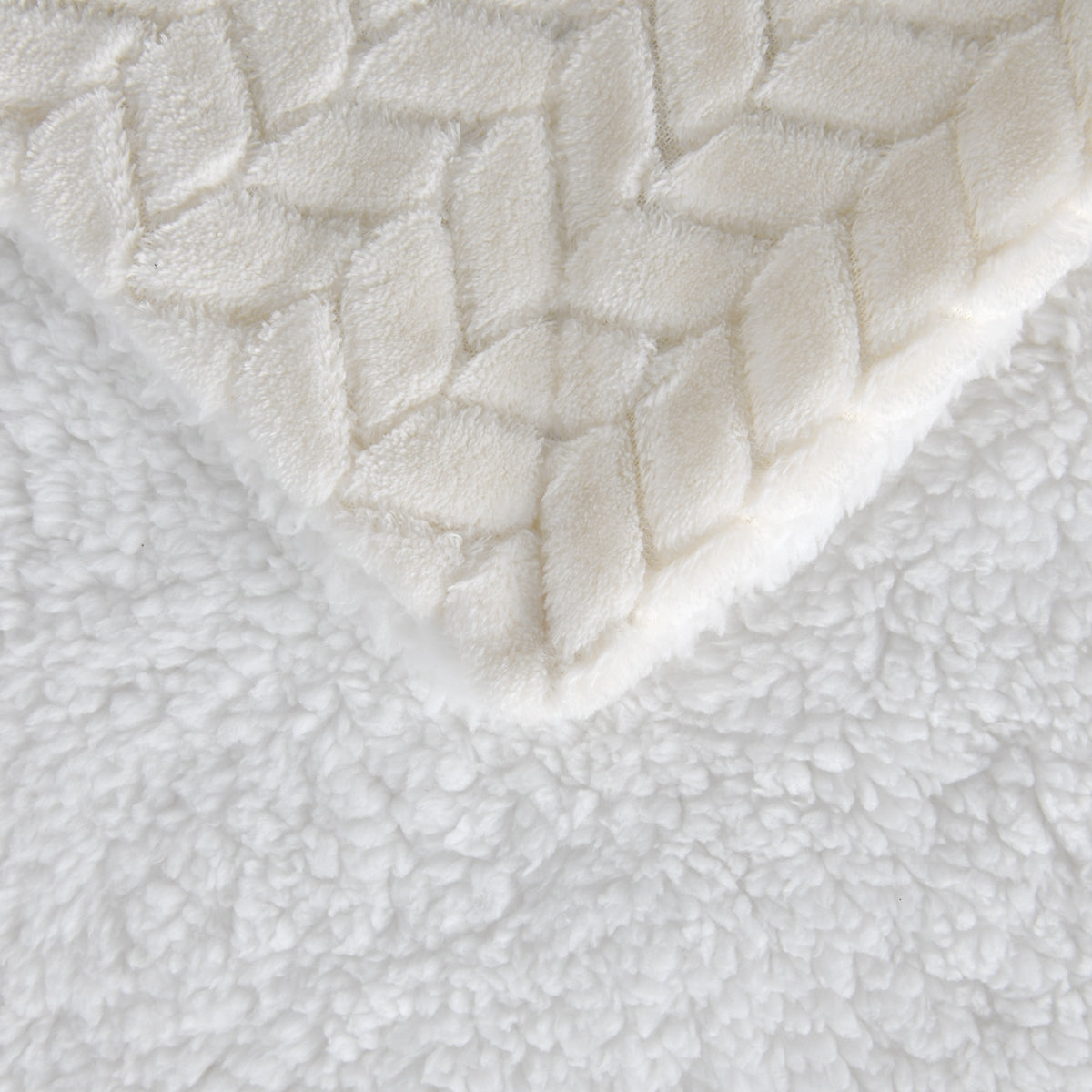 130x160cm Thickening Flannel Lamb Composite Home Office Double-Layer Blanket