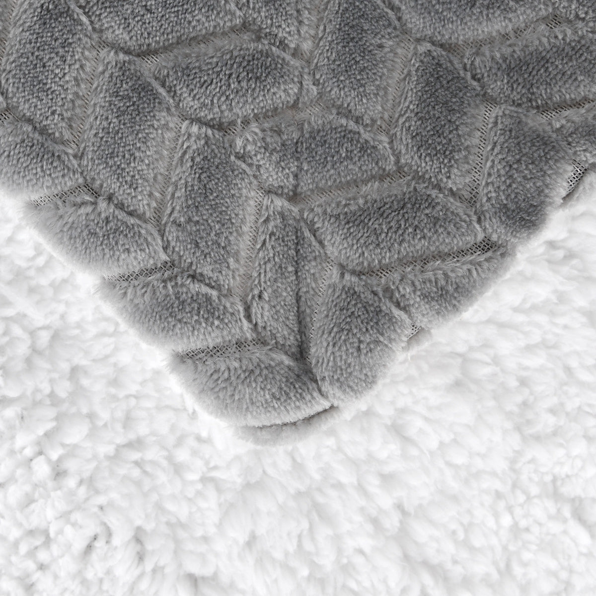 130x160cm Thickening Flannel Lamb Composite Home Office Double-Layer Blanket