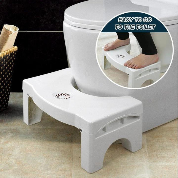 Foldable Squatty Potty Toilet Anti Constipation Step Stool Plastic Thickened