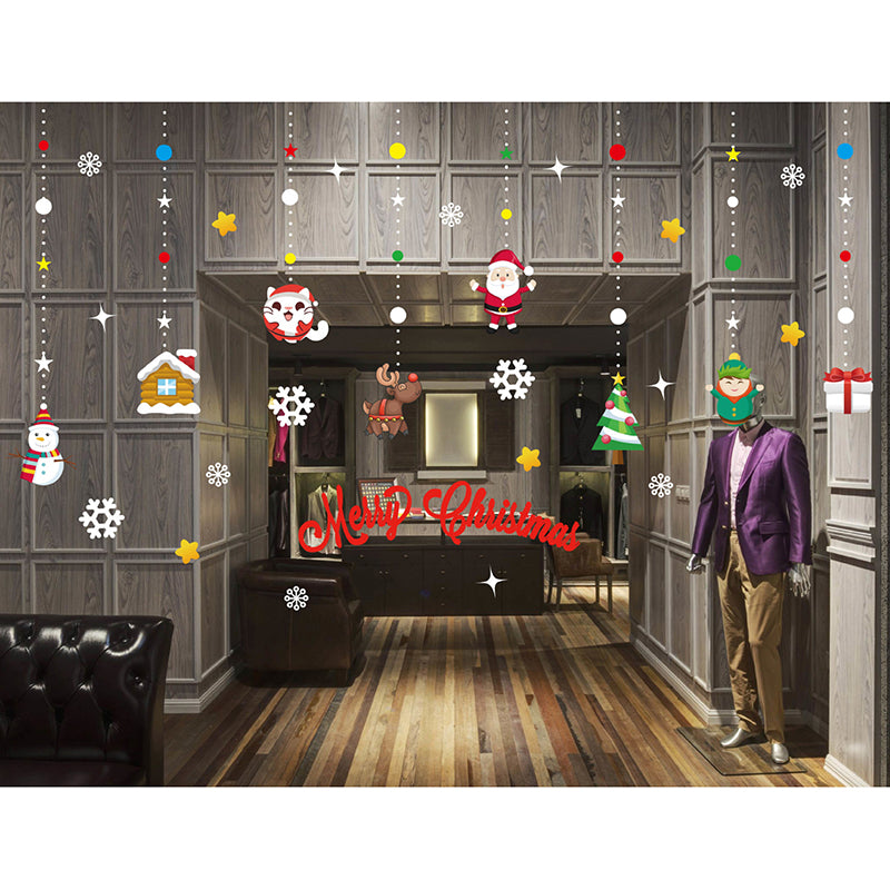 Non-adhesive Static Paste for Christmas Window Decoration