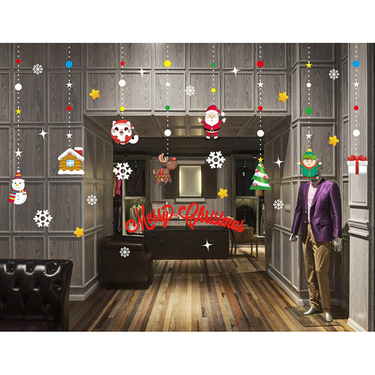 Non-adhesive Static Paste for Christmas Window Decoration