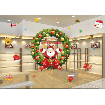 Non-adhesive Static Paste for Christmas Window Decoration