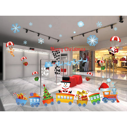 Non-adhesive Static Paste for Christmas Window Decoration