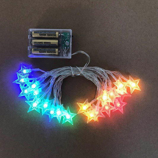 5m 50-led Stars Lightning Strips for Home Party Holiday Occasion