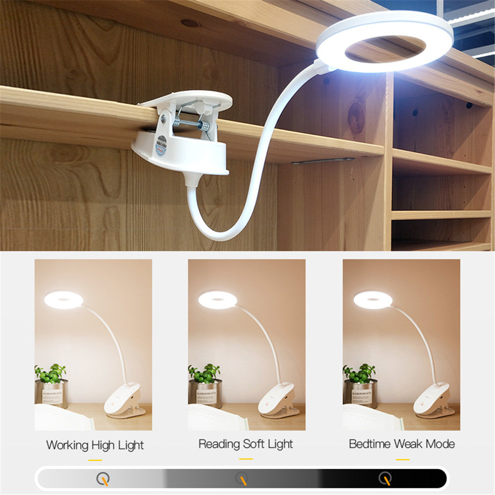 USB Charging Creative Bedroom Children Learning Studying Touch Small Table Lamp Light