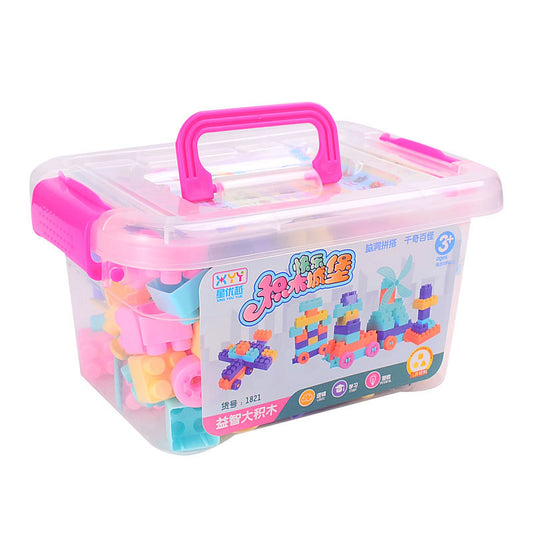 100Pcs Building Blocks Plastic Colorful Educational Toys Gift for Children Kids Child Girls Boys