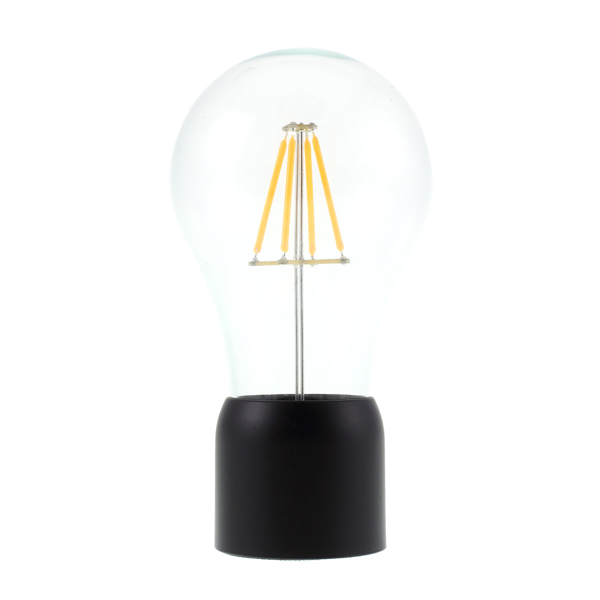Magnetic Levitating Floating LED Light Bulb Wireless Charger for iPhone Android