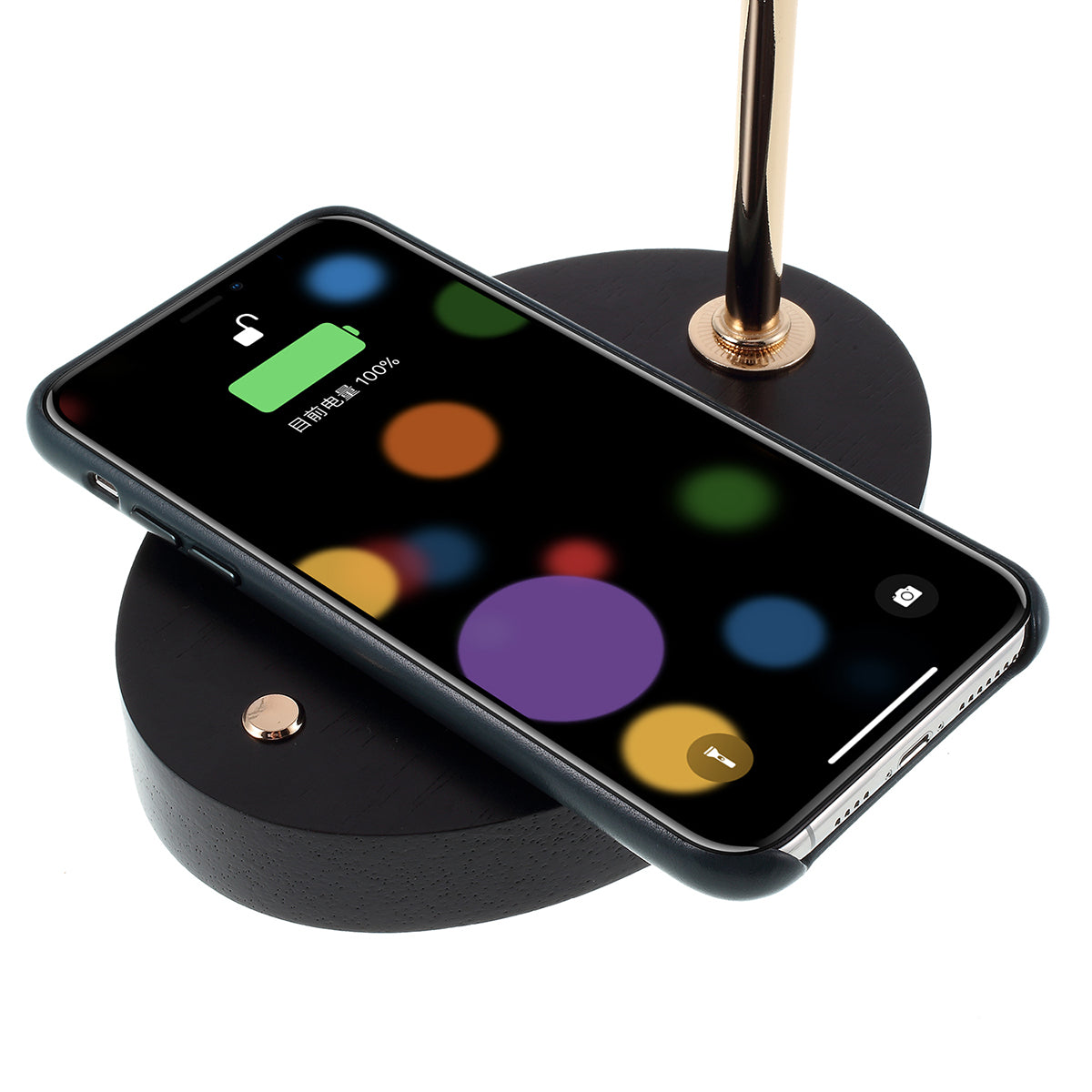 Magnetic Levitating Floating LED Light Bulb Wireless Charger for iPhone Android