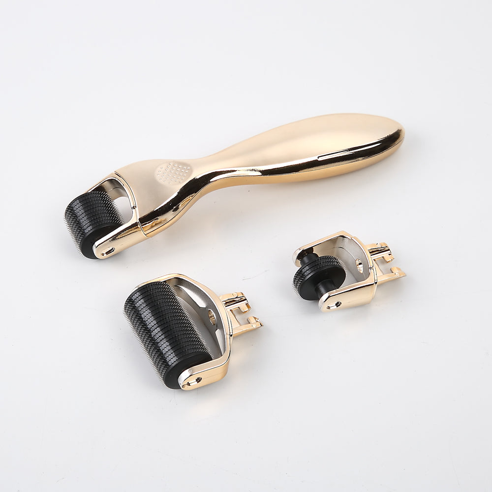 3 in1 180 600 1200 Pins Microneedle Roller Set Derma Roller Needle Skin Care for Anti Aging Skin Recovery Facial Body Care