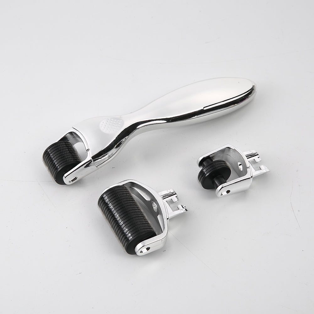 3 in1 180 600 1200 Pins Microneedle Roller Set Derma Roller Needle Skin Care for Anti Aging Skin Recovery Facial Body Care