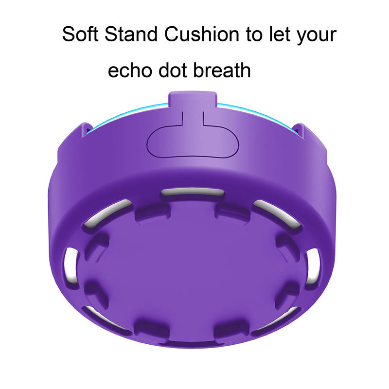 For Amazon Echo Dot 2 Silicone Cover Speaker Anti-slip Dust-proof Case