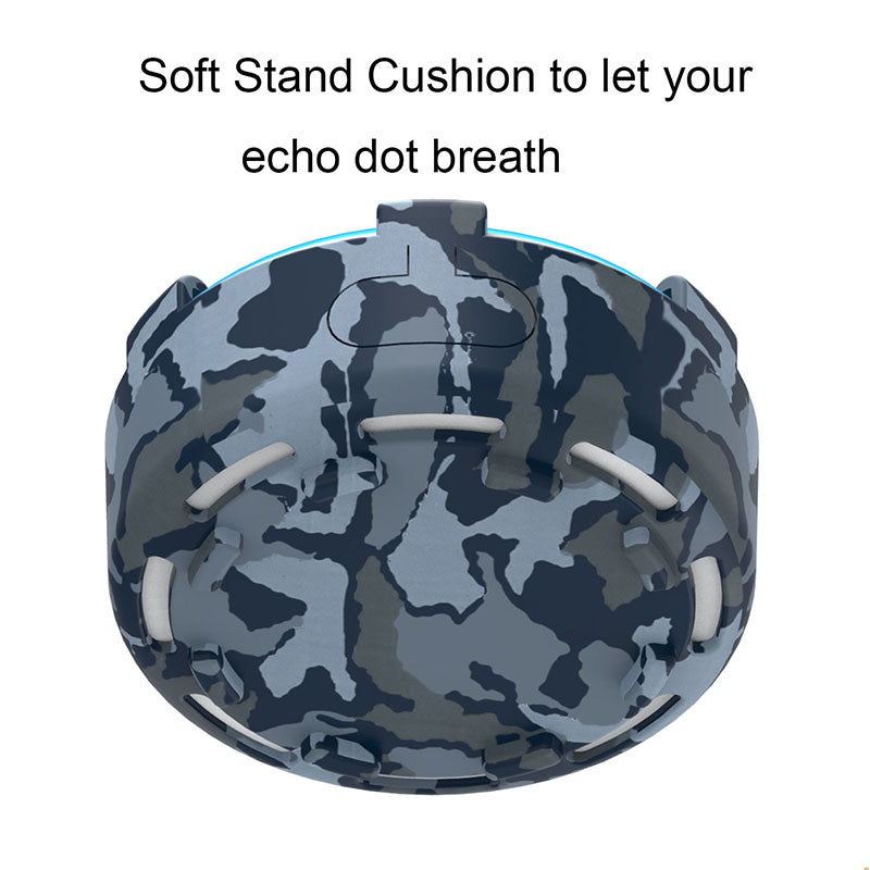 For Amazon Echo Dot 2 Silicone Cover Speaker Anti-slip Dust-proof Case