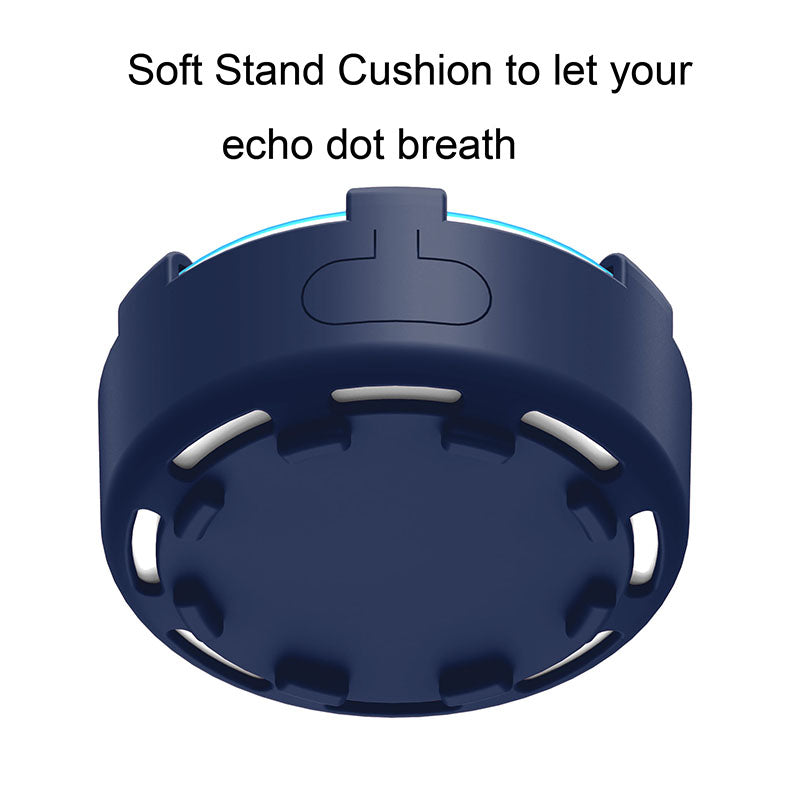 For Amazon Echo Dot 2 Silicone Cover Speaker Anti-slip Dust-proof Case