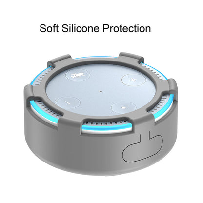 For Amazon Echo Dot 2 Silicone Cover Speaker Anti-slip Dust-proof Case
