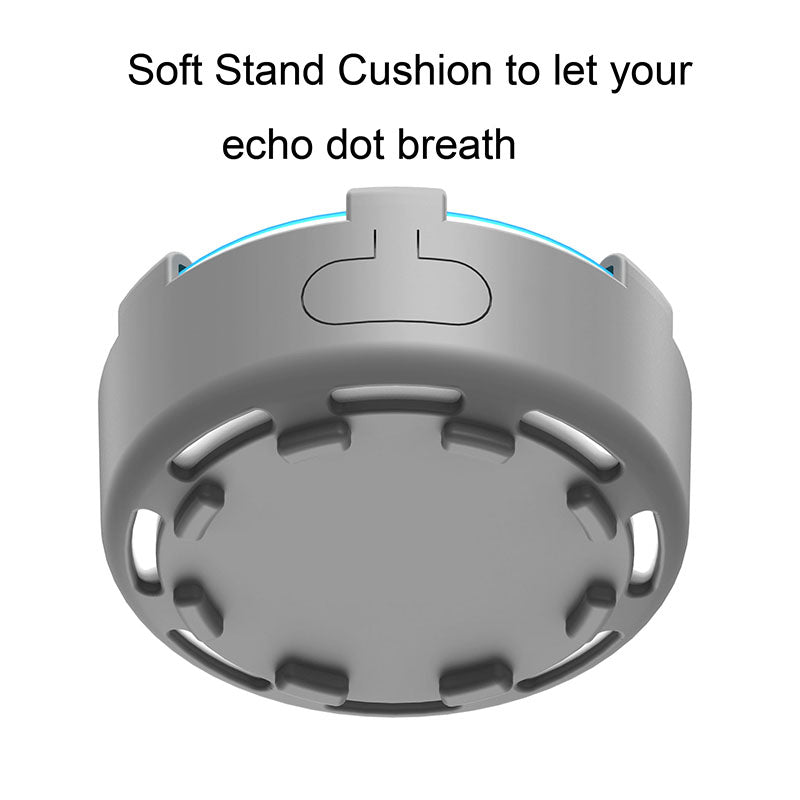 For Amazon Echo Dot 2 Silicone Cover Speaker Anti-slip Dust-proof Case