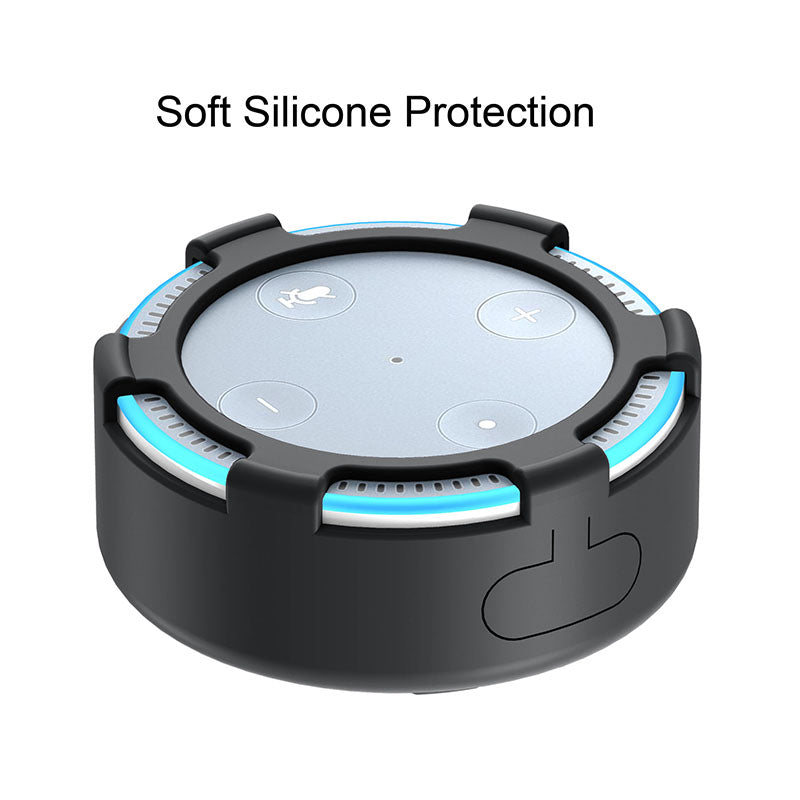 For Amazon Echo Dot 2 Silicone Cover Speaker Anti-slip Dust-proof Case