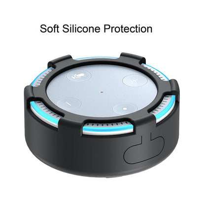 For Amazon Echo Dot 2 Silicone Cover Speaker Anti-slip Dust-proof Case