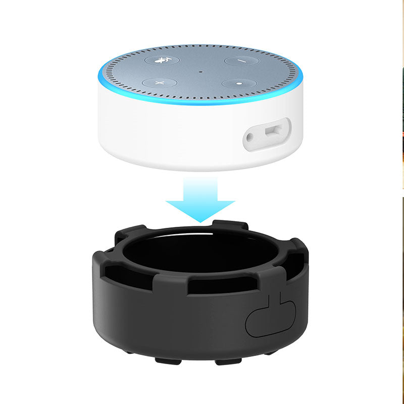 For Amazon Echo Dot 2 Silicone Cover Speaker Anti-slip Dust-proof Case