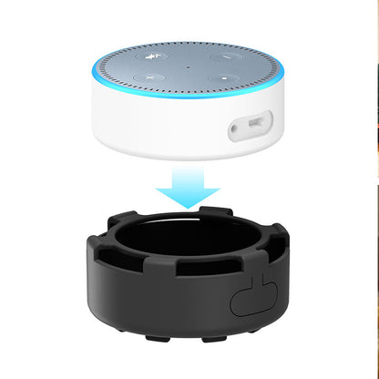 For Amazon Echo Dot 2 Silicone Cover Speaker Anti-slip Dust-proof Case