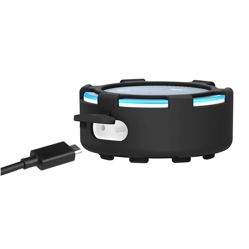 For Amazon Echo Dot 2 Silicone Cover Speaker Anti-slip Dust-proof Case
