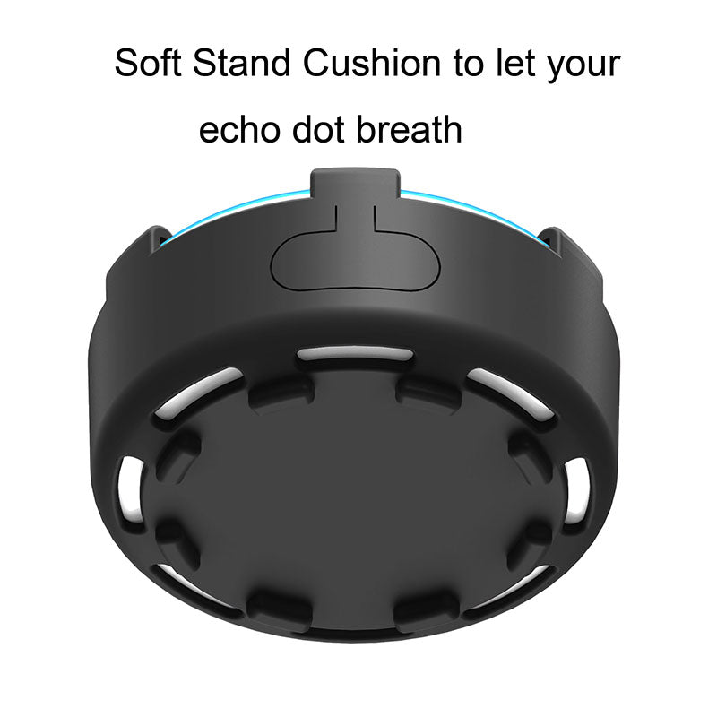 For Amazon Echo Dot 2 Silicone Cover Speaker Anti-slip Dust-proof Case