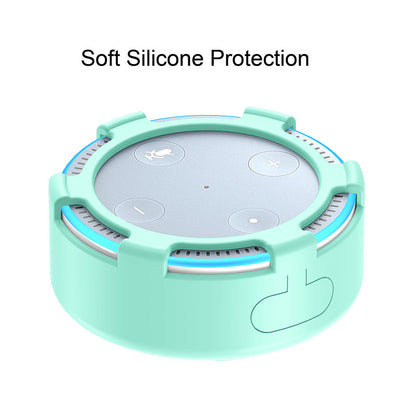 For Amazon Echo Dot 2 Silicone Cover Speaker Anti-slip Dust-proof Case