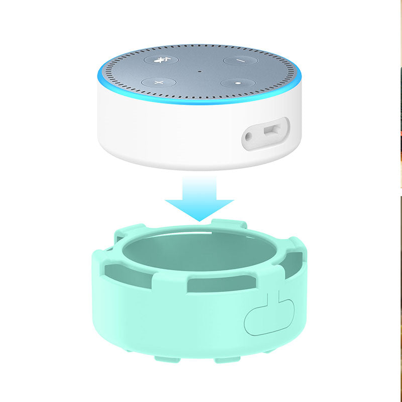 For Amazon Echo Dot 2 Silicone Cover Speaker Anti-slip Dust-proof Case