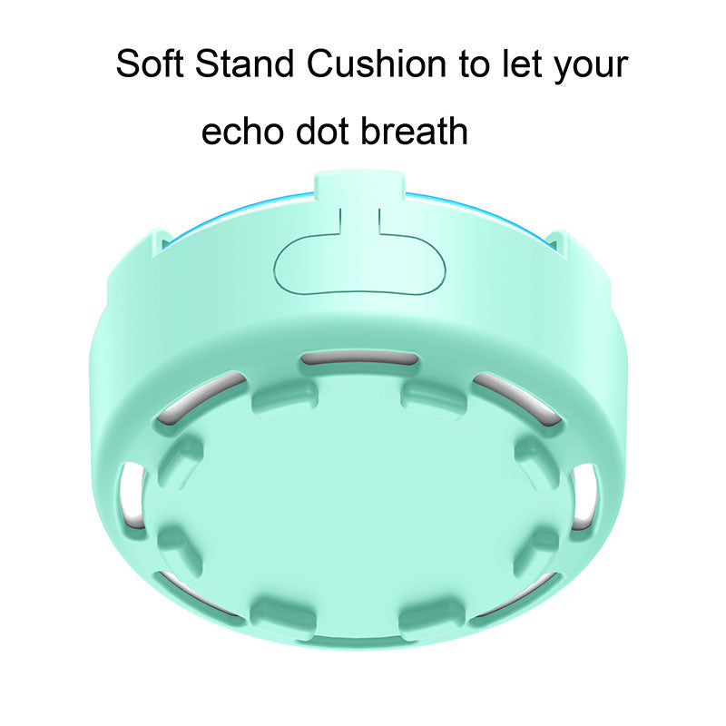 For Amazon Echo Dot 2 Silicone Cover Speaker Anti-slip Dust-proof Case