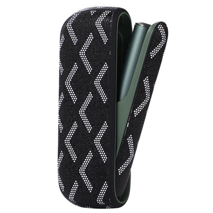 Protective Case for IQOS ILUMA, Stylish Pattern PU Leather + TPU Anti-scratch Dust-proof Cover Protector