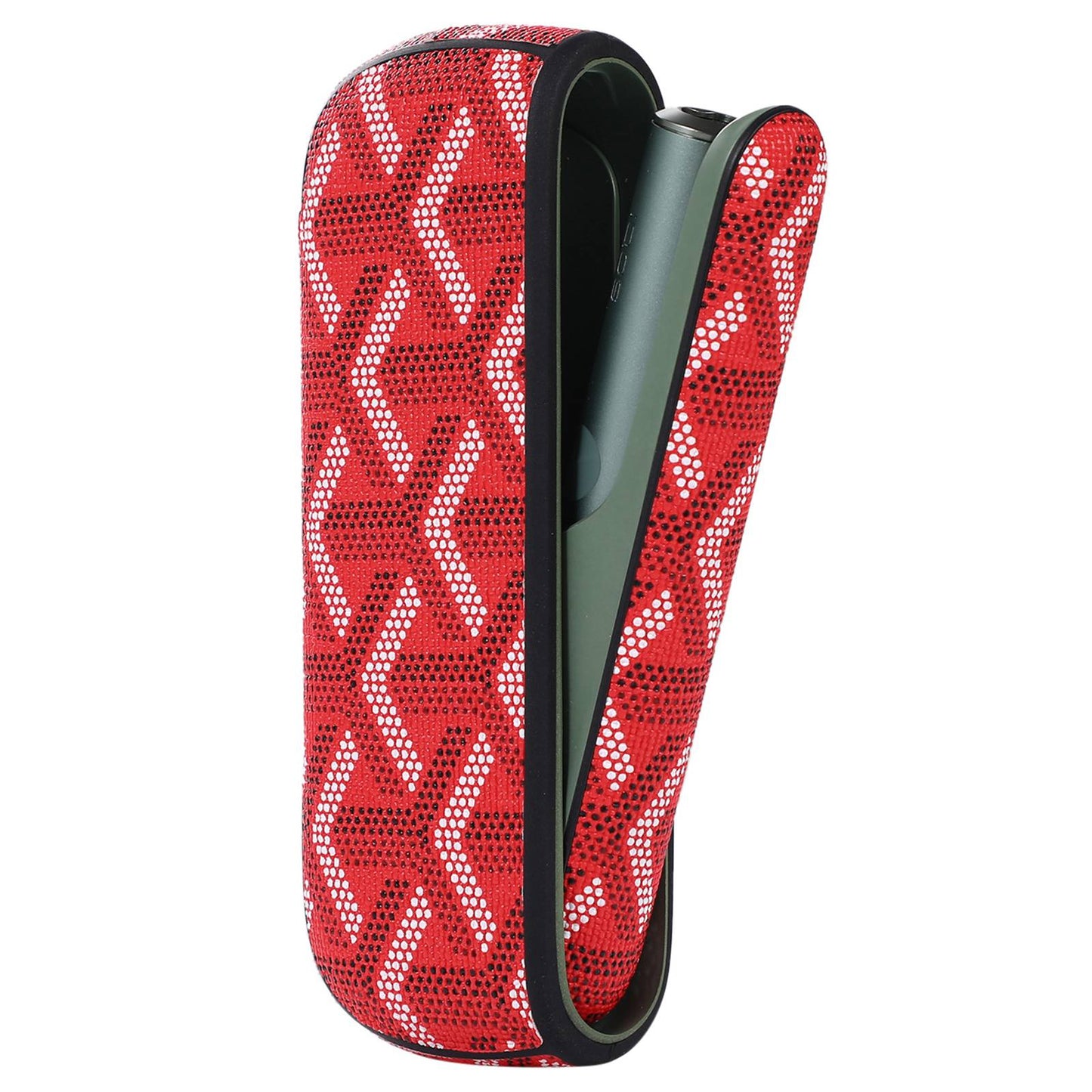 Protective Case for IQOS ILUMA, Stylish Pattern PU Leather + TPU Anti-scratch Dust-proof Cover Protector