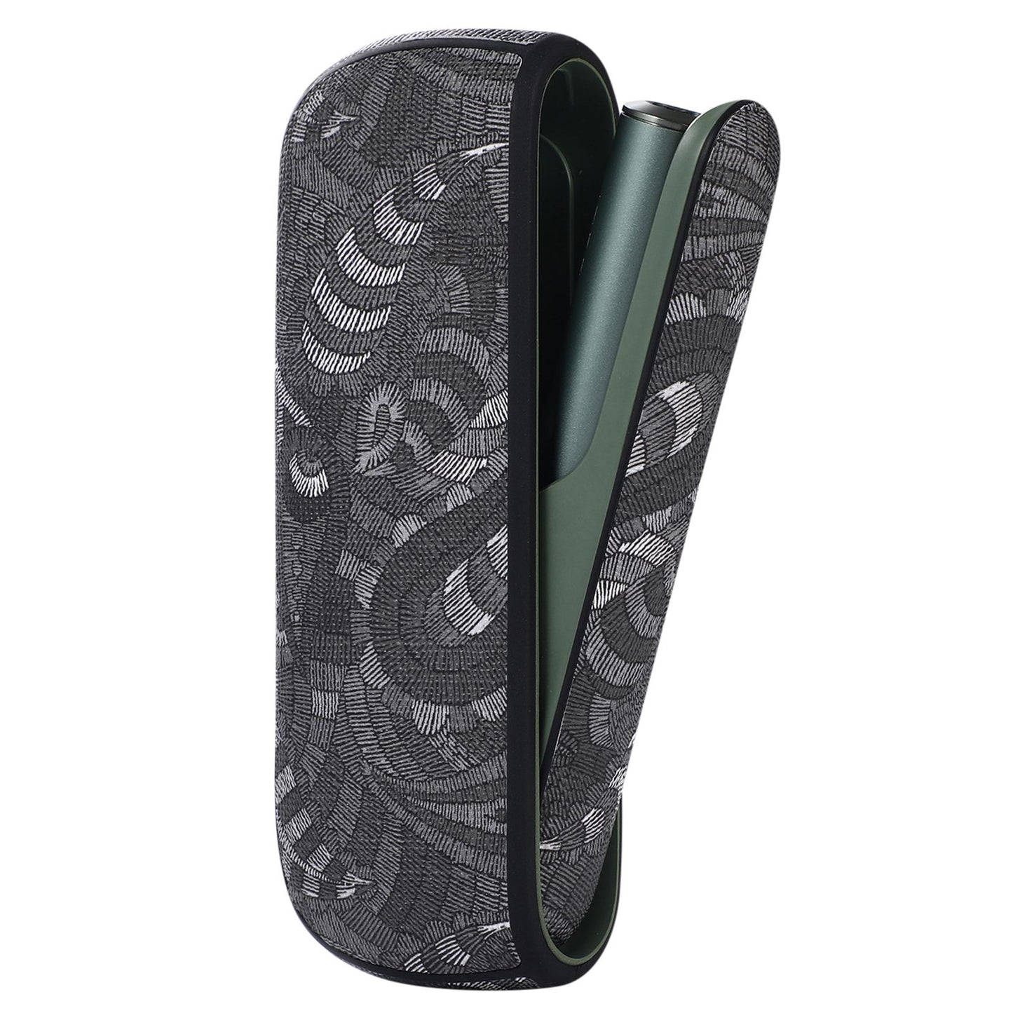Protective Case for IQOS ILUMA, Stylish Pattern PU Leather + TPU Anti-scratch Dust-proof Cover Protector