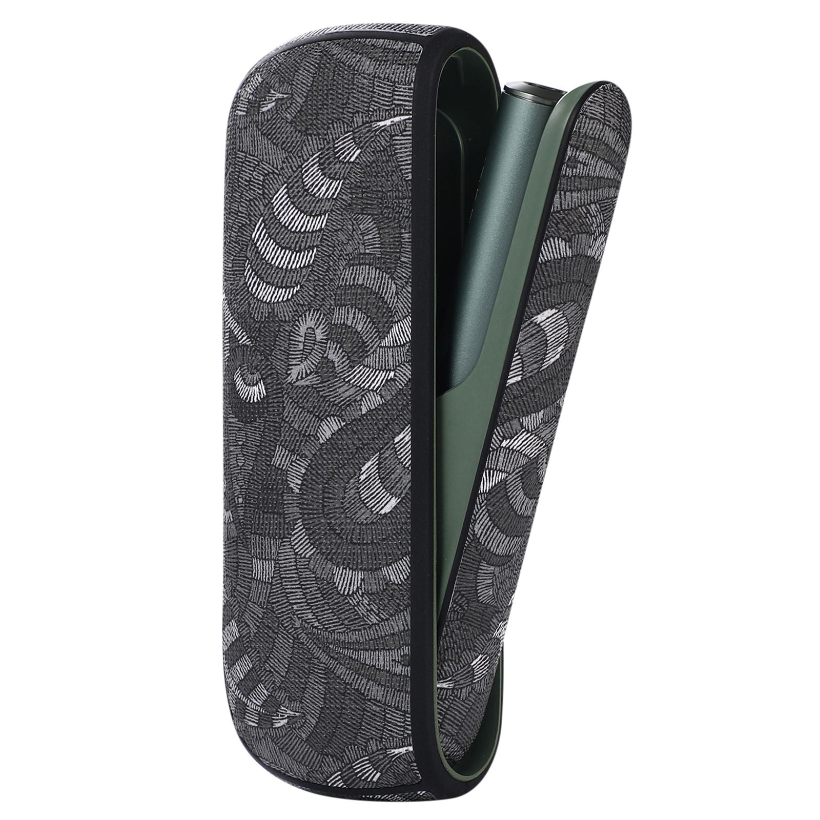 Protective Case for IQOS ILUMA, Stylish Pattern PU Leather + TPU Anti-scratch Dust-proof Cover Protector