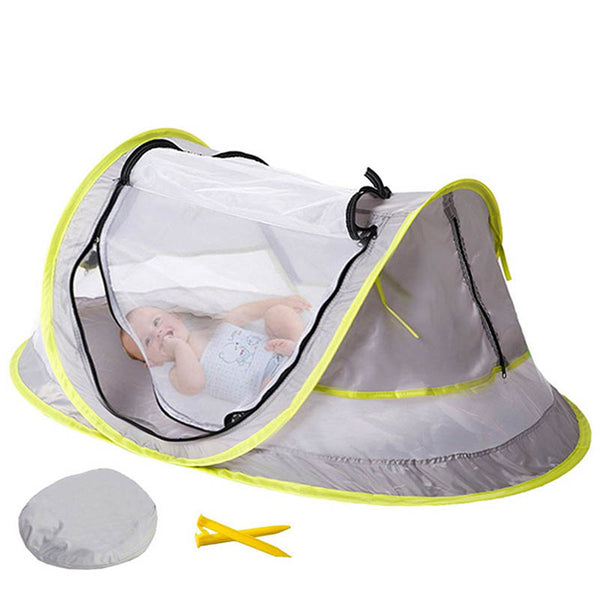 Portable Baby Beach Tent Anti-mosquito Sun Protection Foldable Baby Travel Bed