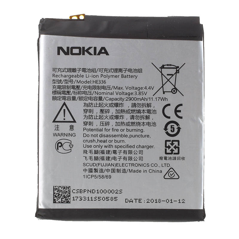 OEM HE336 3.85V 2900mAh Battery Replacement for Nokia 5