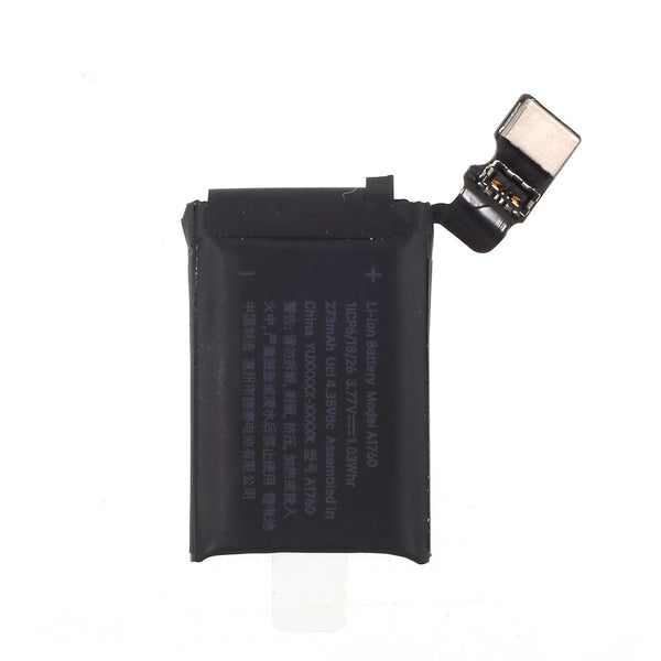 For Apple Watch Series 2 38mm OEM Rechargeable Replacement Li-ion Battery A1760 237mAh 3.77V