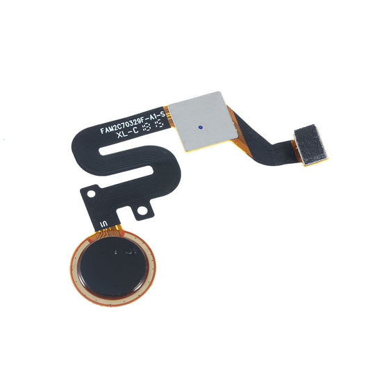 Replacement Home Key Fingerprint Button Flex Cable Part (OEM Disassembly) for Nokia 5.1 Plus / X5 - Black