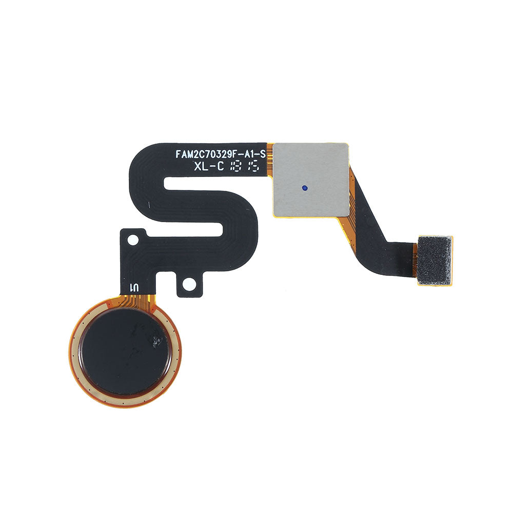 Replacement Home Key Fingerprint Button Flex Cable Part (OEM Disassembly) for Nokia 5.1 Plus / X5 - Black