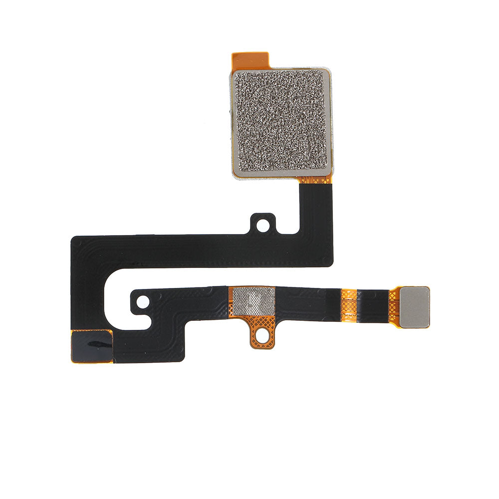 Replacement Home Key Fingerprint Button Flex Cable Part (OEM Disassembly) for Nokia 6.1 Plus / X6 - Black