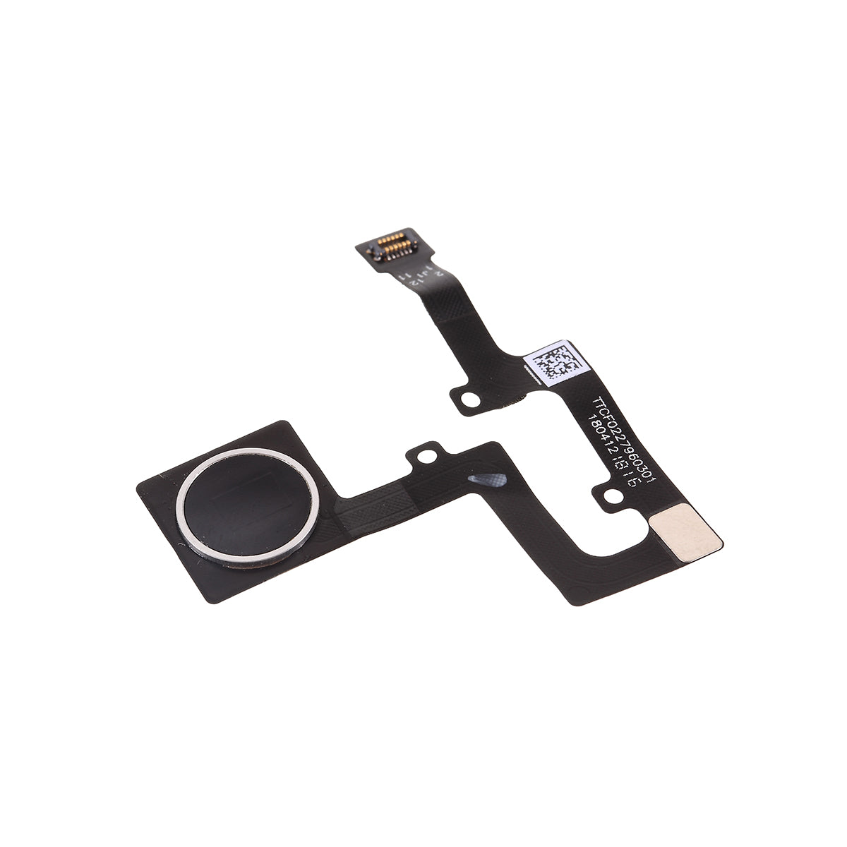 OEM Home Key Fingerprint Button Flex Cable for Nokia 8.1/Nokia X7 - Black