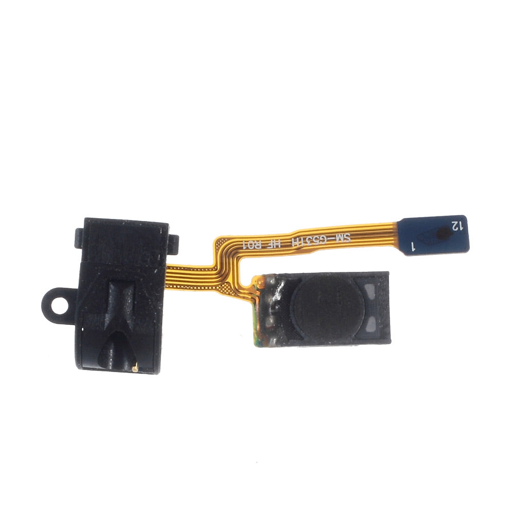 Earphone Jack + Earpiece Flex Cable for Samsung Galaxy Grand Prime SM-G531 (OEM Disassembly)