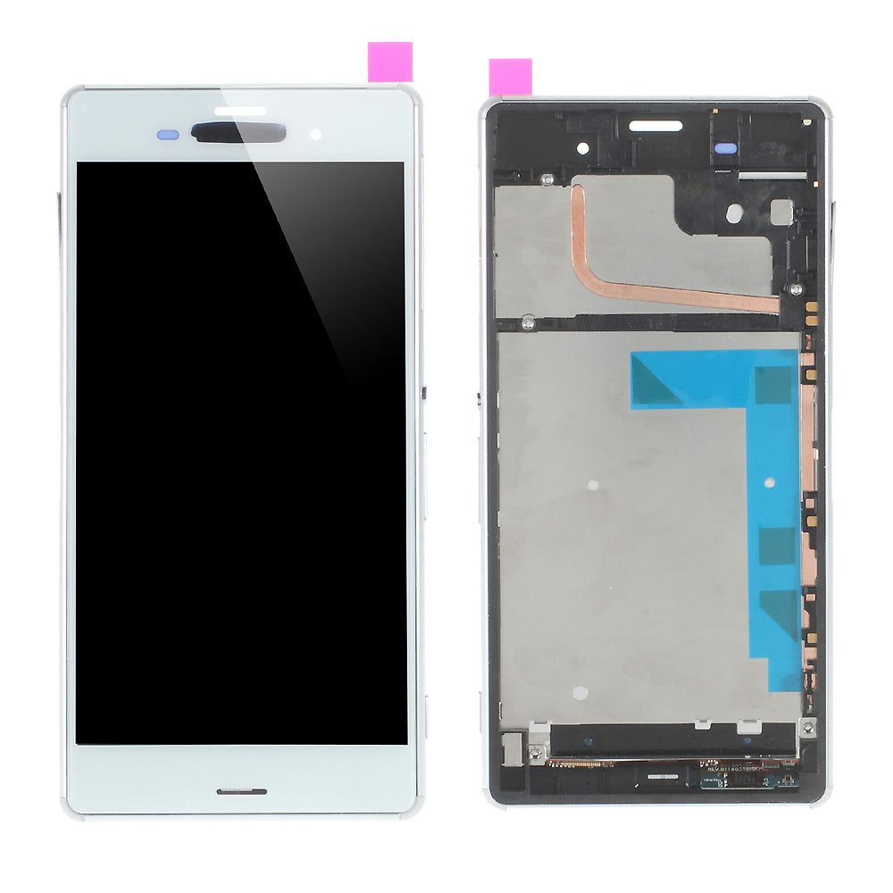 For Sony Xperia Z3 D6603 LCD Screen and Digitizer Assembly with Front Housing