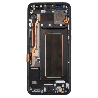 OEM Screen and Digitizer Assembly + Frame + Small Parts Replacement for Samsung Galaxy S8+ G955
