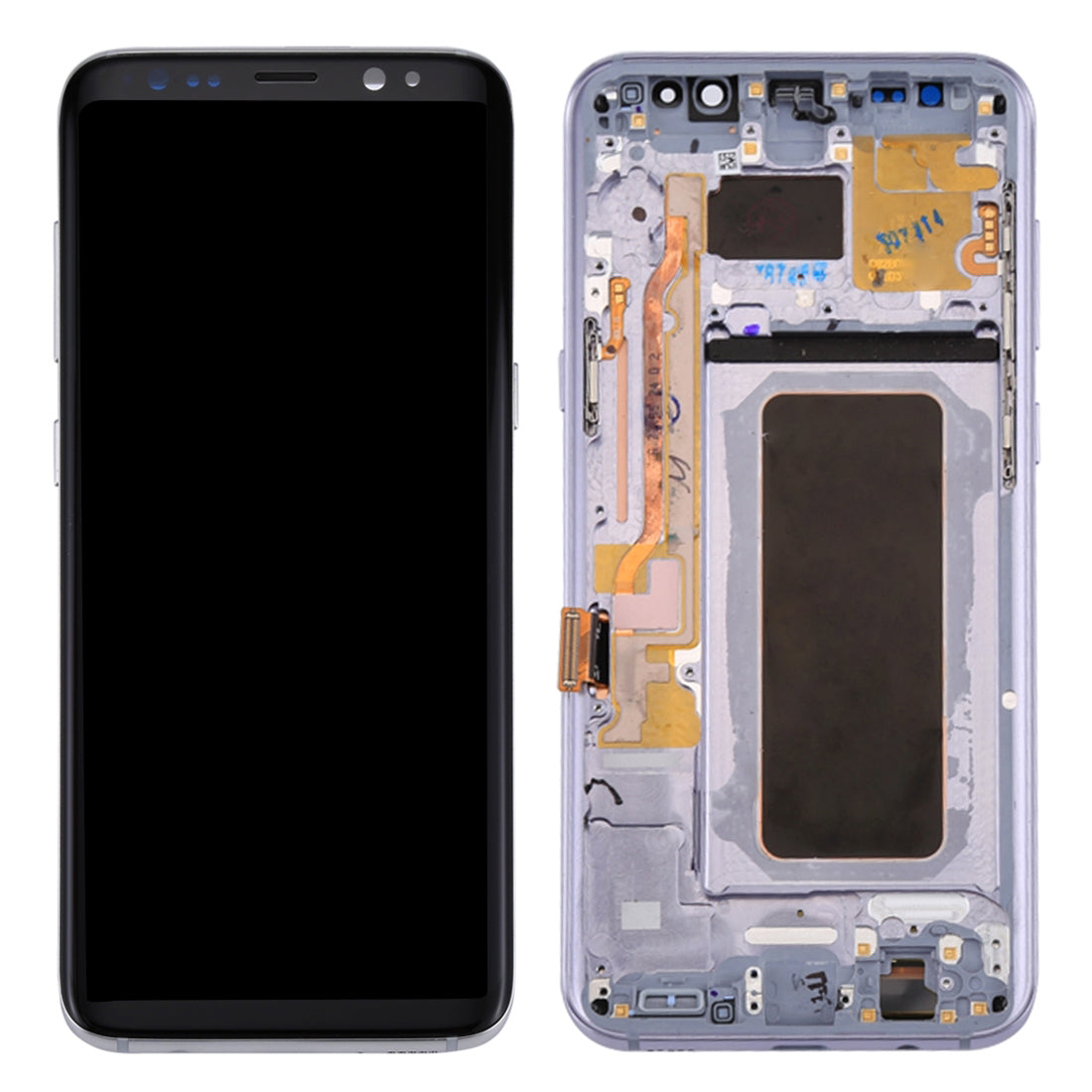 OEM Screen and Digitizer Assembly + Frame + Small Parts Replacement for Samsung Galaxy S8+ G955