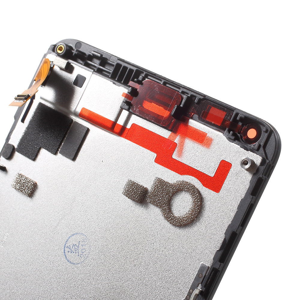 OEM Screen and Digitizer Assembly + Frame for Microsoft Lumia 640 - Black
