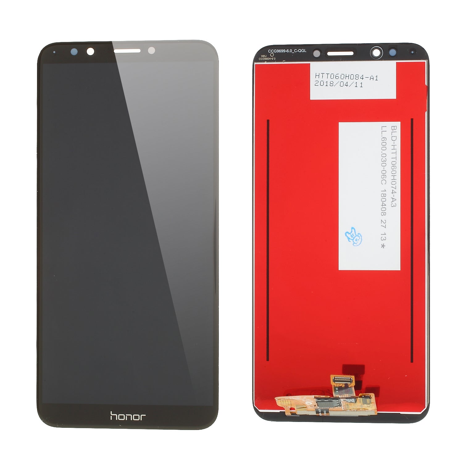 OEM Screen and Digitizer Assembly Part Replacement for Huawei Honor 7C