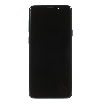 OEM LCD Screen and Digitizer + Assembly Frame Part for Samsung Galaxy S9+ G965 (without Logo) - Black