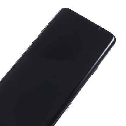 OEM LCD Screen and Digitizer + Assembly Frame Part for Samsung Galaxy S9+ G965 (without Logo) - Black