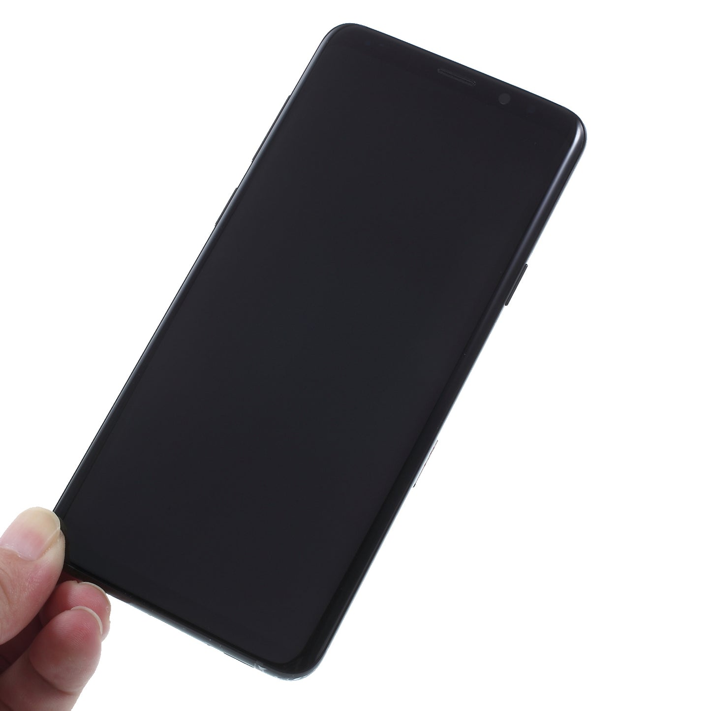 OEM LCD Screen and Digitizer + Assembly Frame Part for Samsung Galaxy S9+ G965 (without Logo) - Black