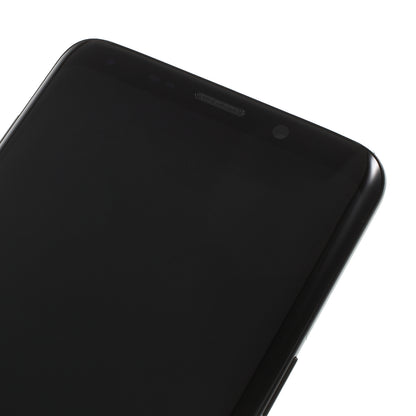 OEM LCD Screen and Digitizer Assembly + Frame Part (without Logo) for Samsung Galaxy S9 G960 - Black